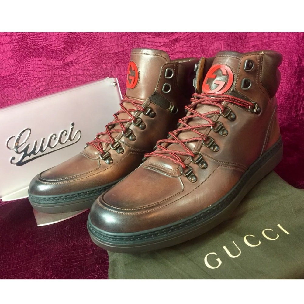 Gucci hikers new size 10 beautiful in person wow - Picture 2 of 8